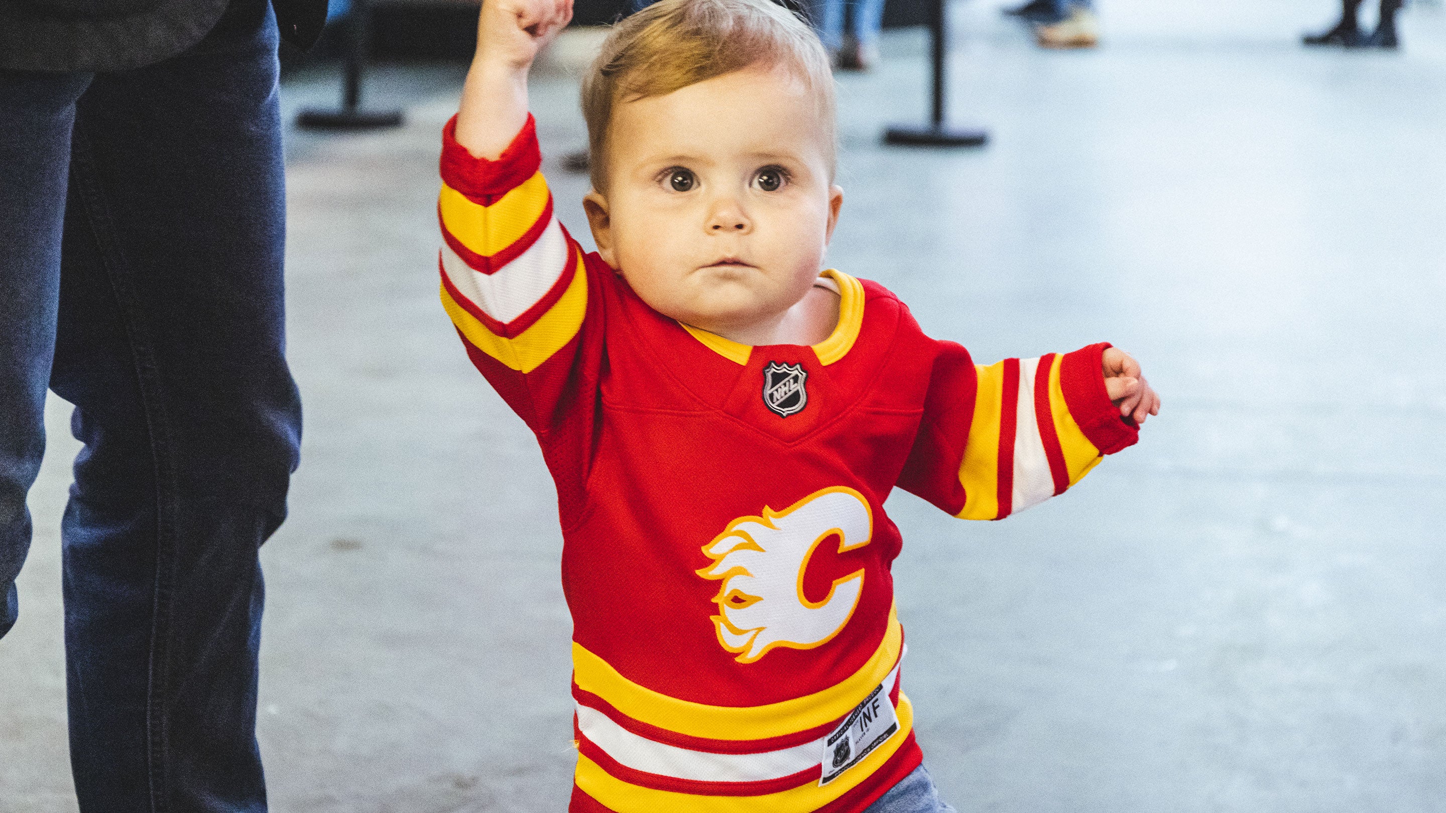 Calgary Flames Baby Jersey, Official NHL Hockey Mighty Mac