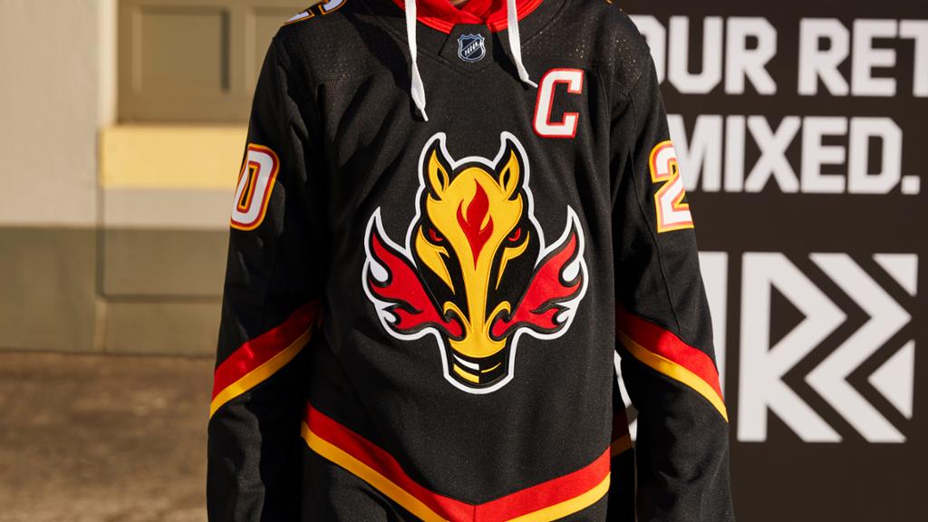 Calgary Flames #25 Jacob Markstrom Adidas Reverse Retro Pullover