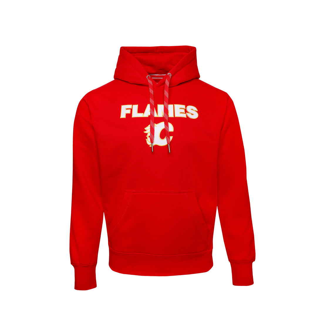 Flames Express Red Wordmark Hoodie