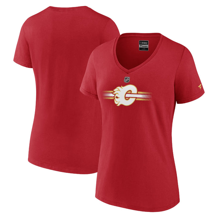 Flames Ladies Fanatics AP23 Floating Logo T-Shirt