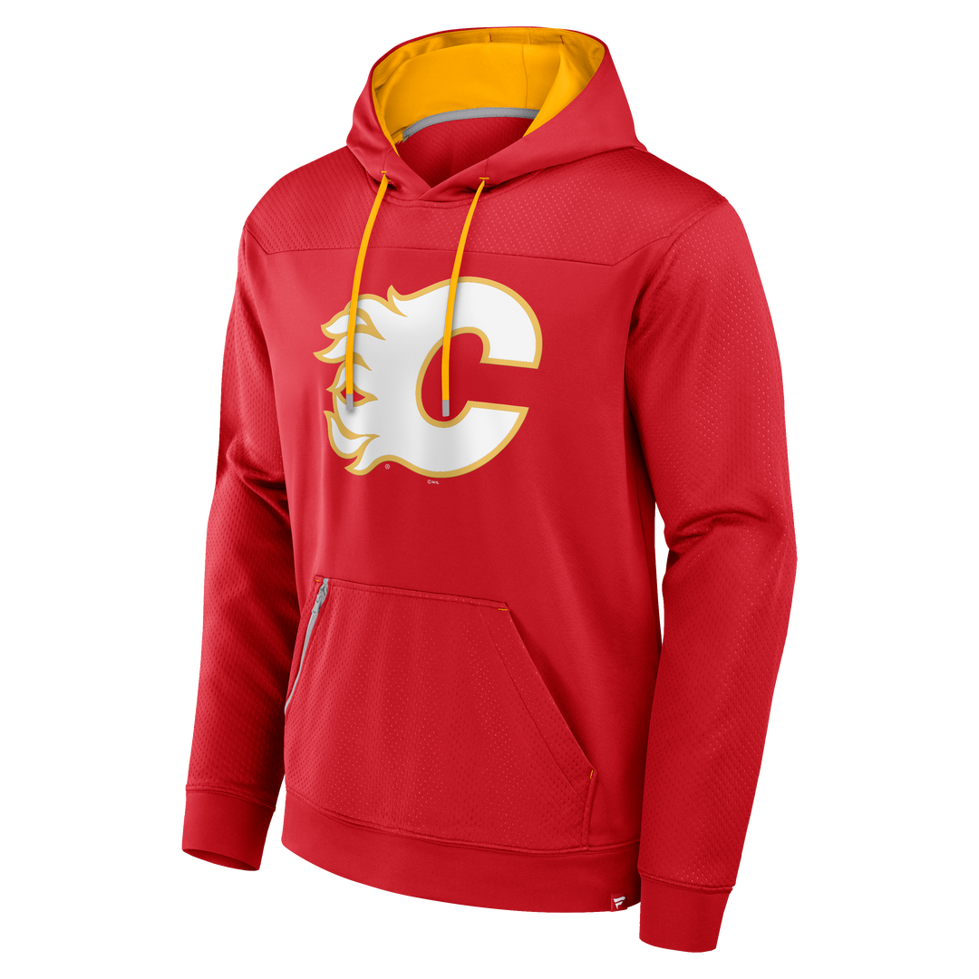 Flames Fanatics Defender Poly Fleece Hoodie