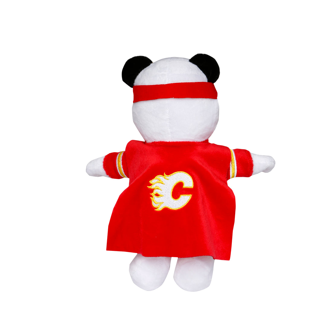 Flames Plush Superhero Panda