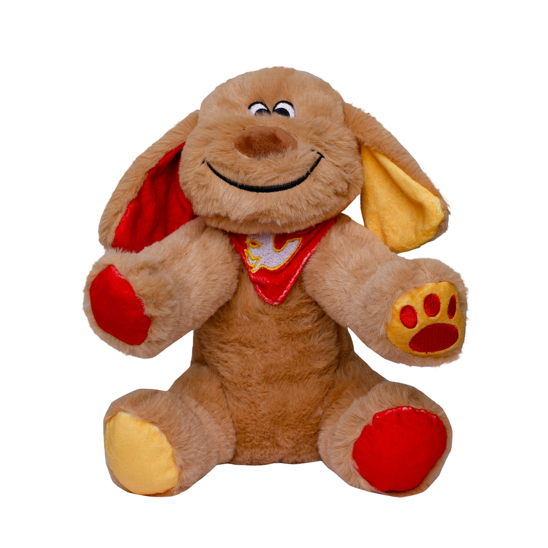 Flames Floppy Ear Dog Plush