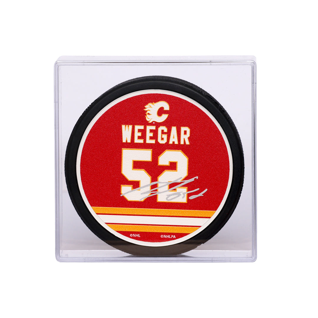 Flames Weegar Cubed Puck