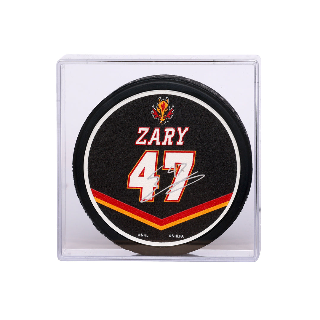 Flames 3rd Zary #47 Puck