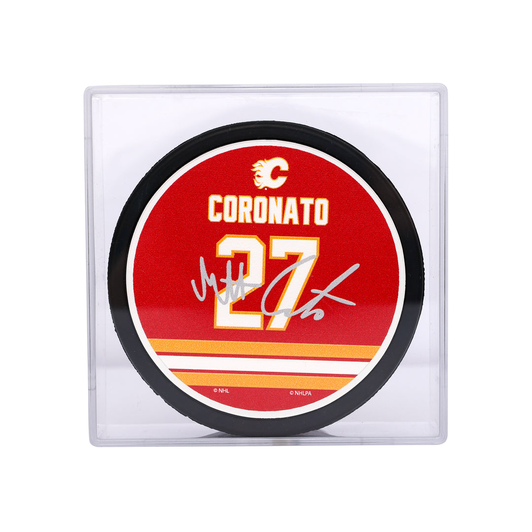 Flames Coronato Cubed Puck