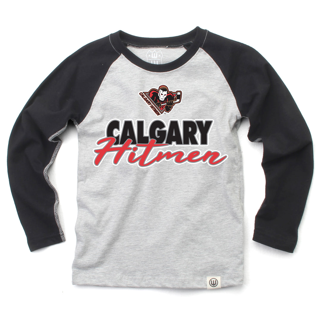 Hitmen Child Heather Raglan Longsleeve