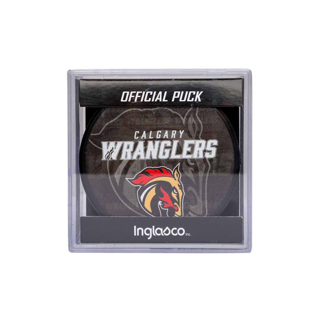 Wranglers Paper Press Outlaw 3rd Logo Puck