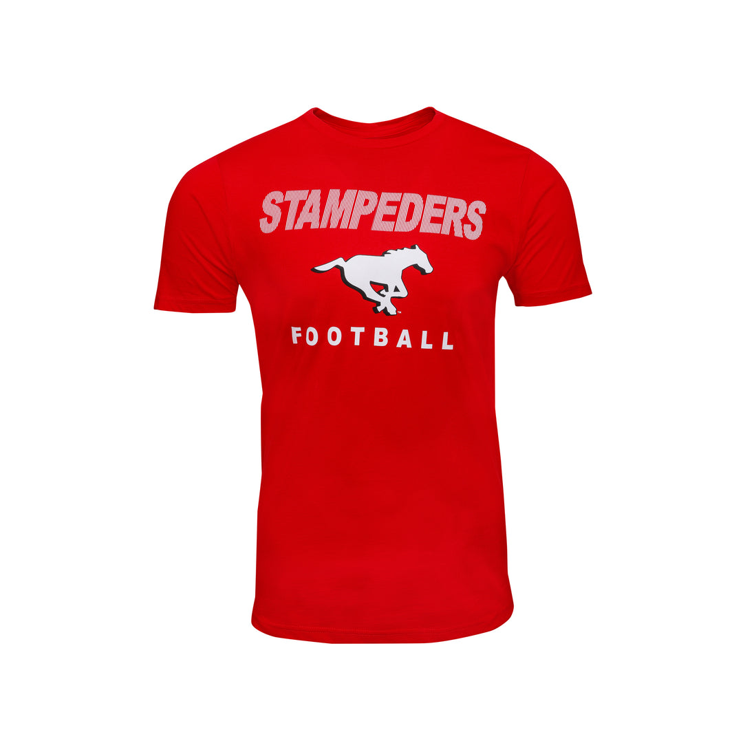 Stamps Red Stacked Fundamental T-Shirt