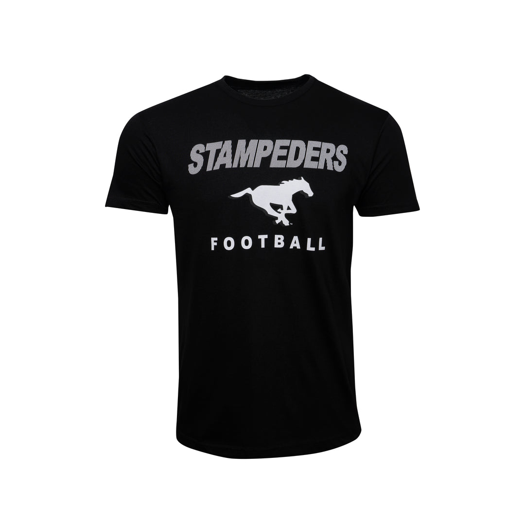 Stamps Black Stacked Fundamental T-Shirt