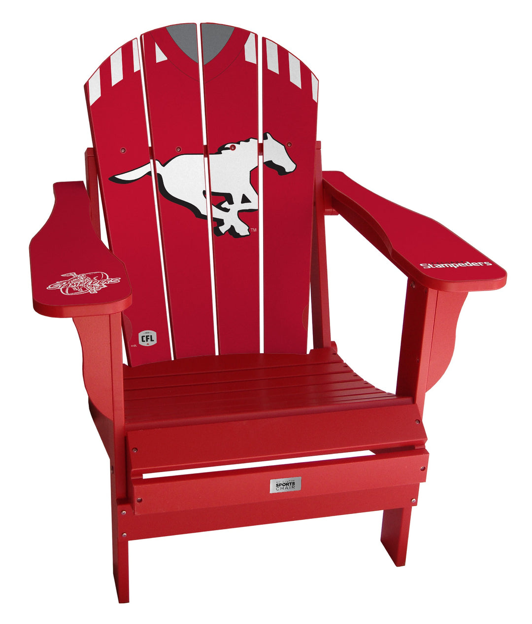 Stamps Custom Adult Sports Chair Home Red