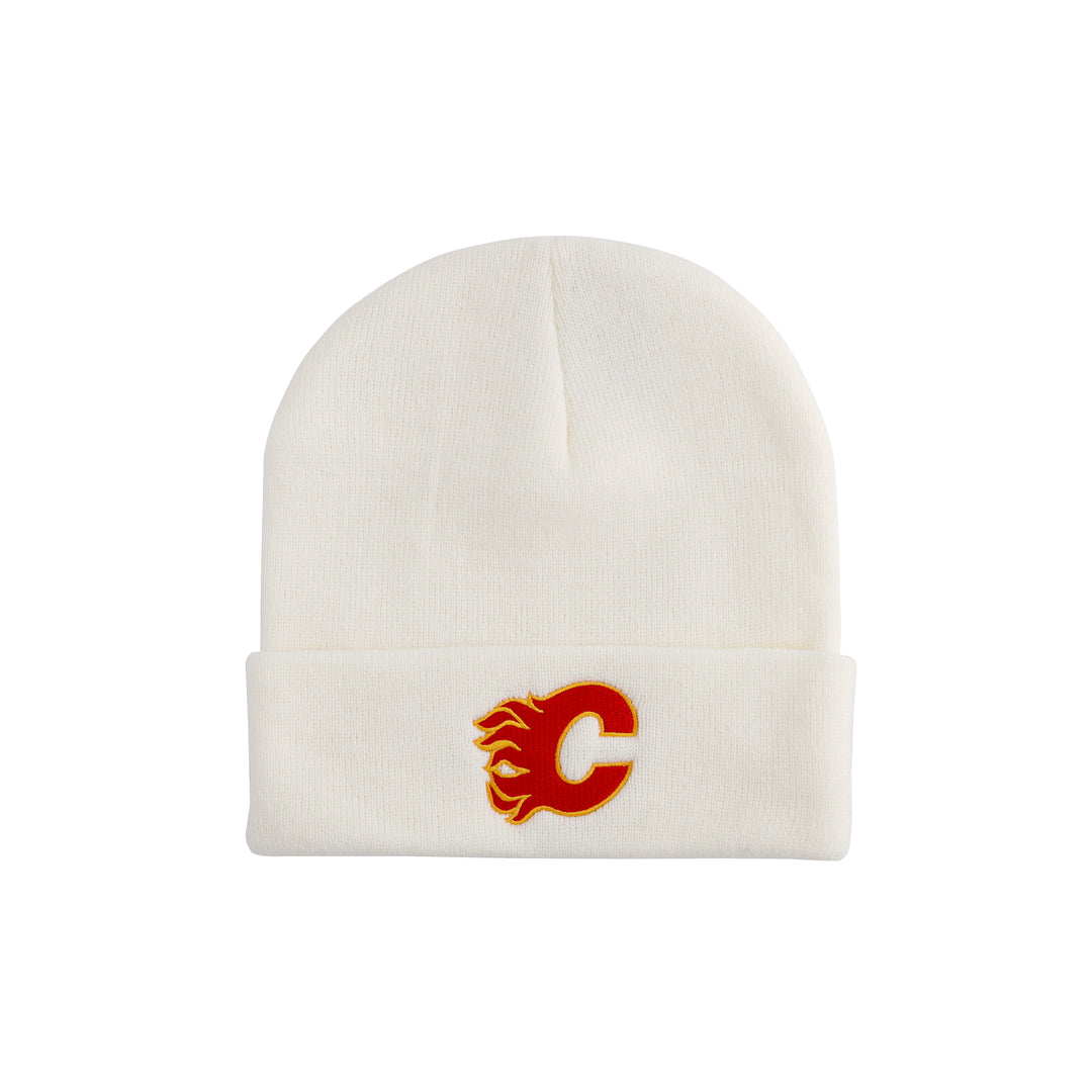 Flames Cuffed Replica Ivory Knit