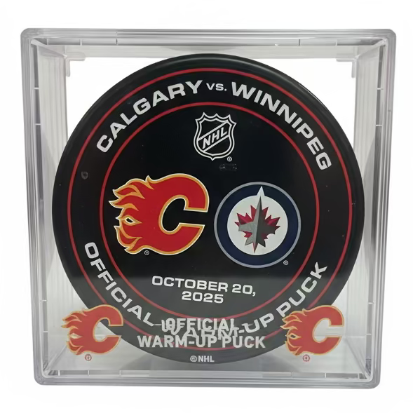 Flames Warm Up Puck 10/20/25 vs Winnipeg Jets