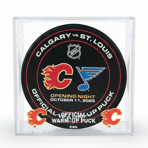 Flames Warm Up Puck 10/11/25 vs St. Louis Blues HOME OPENER
