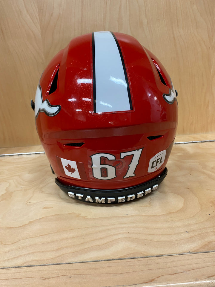 Stamps 2023 Game Worn Helmet - Z. Williams