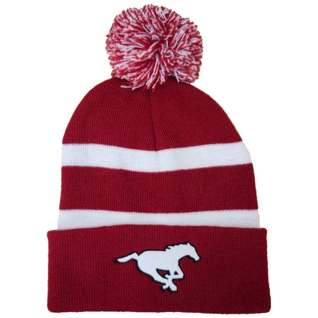 Stamps Youth Striped Pom Toque