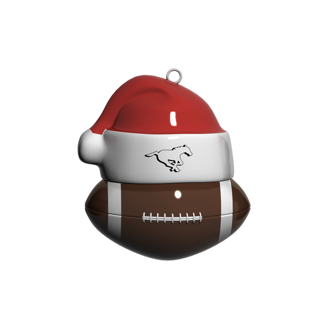 Stamps Ceramic Football Ornament