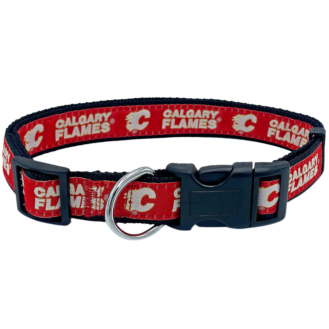 Flames Retro Pet Dog Collar