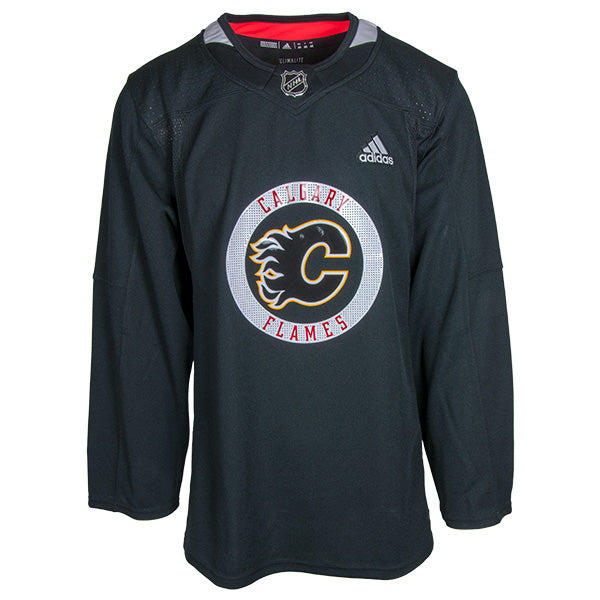 Calgary Flames Heritage Classic Adidas MIC Pro Stock Hockey Practice Jersey  Size 56