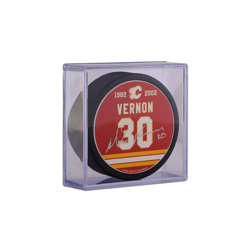 Flames Alumni Vernon Cubed Puck