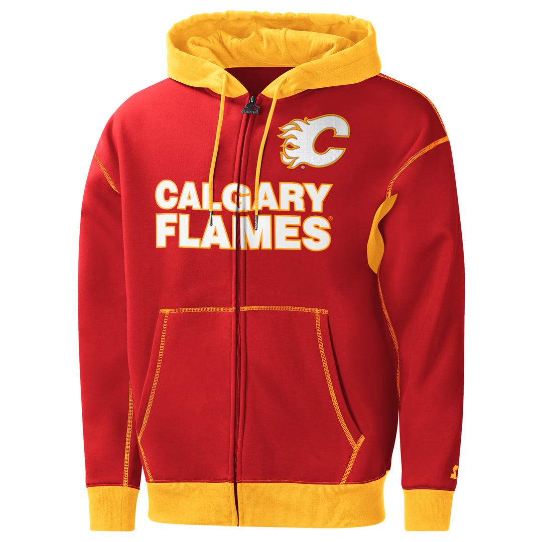 Flames Pregame Full-Zip Hoodie