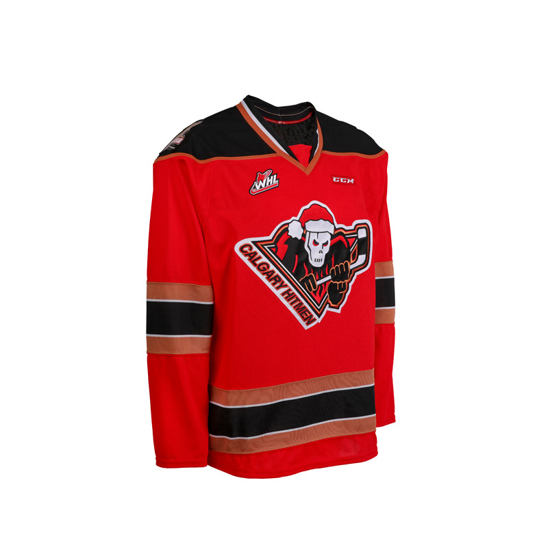 Junior Hockey Team Jersey Hitmen Hockey Youth Calgary Hitmen CCM