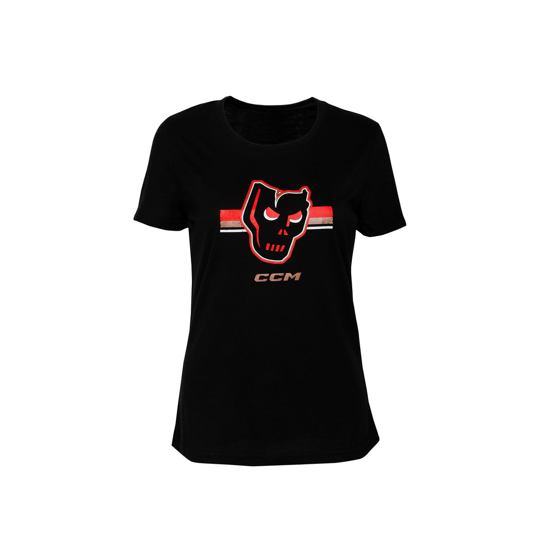 Hitmen Ladies CCM Stripe T-Shirt