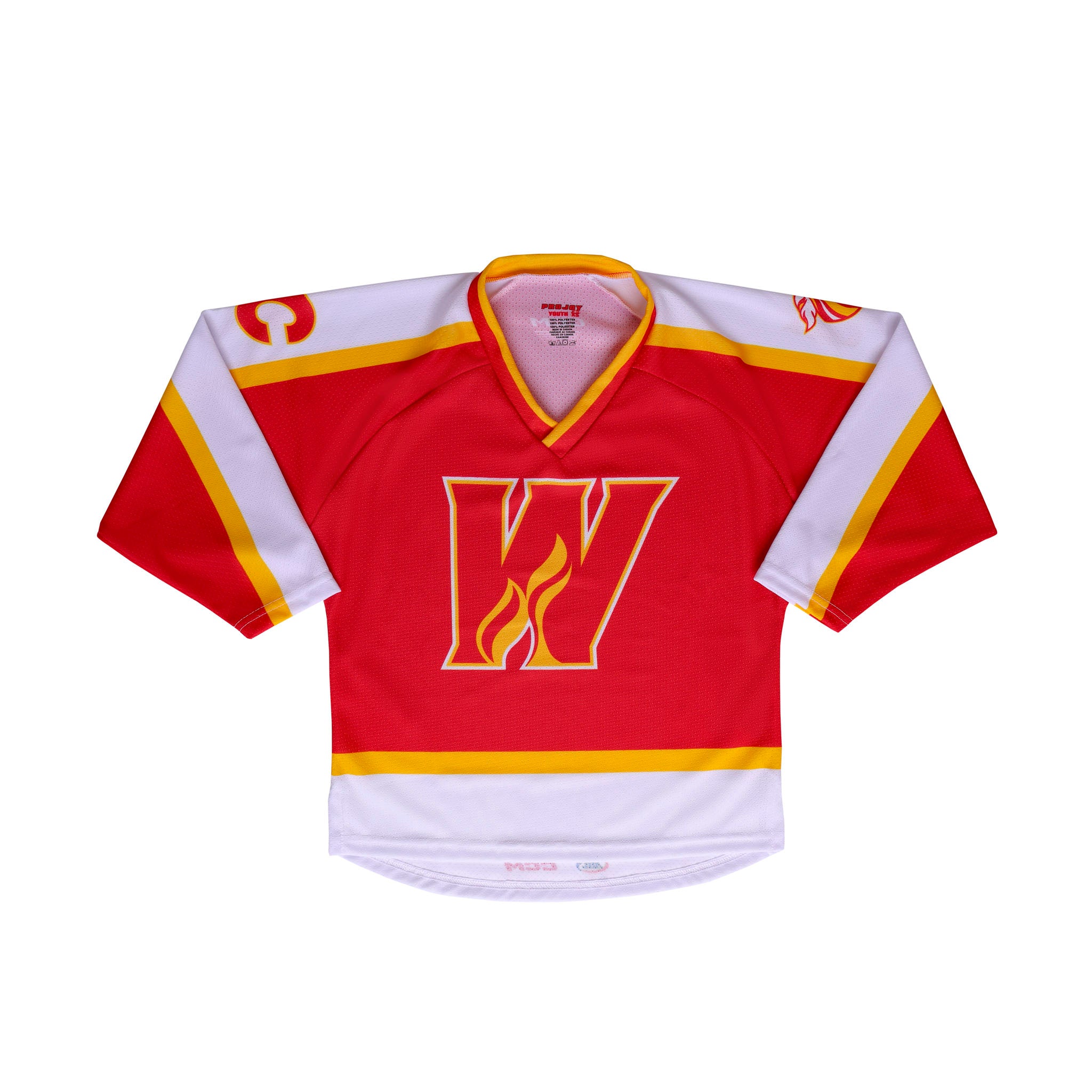 CCM Quicklite Calgary Wranglers White Jersey –