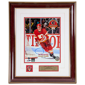 Flames Forever a Flame Nieuwendyk Autographed 8x10 Framed Photo