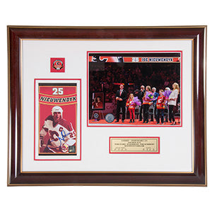 Flames Forever a Flame Nieuwendyk Autographed 8x10 Framed Photo