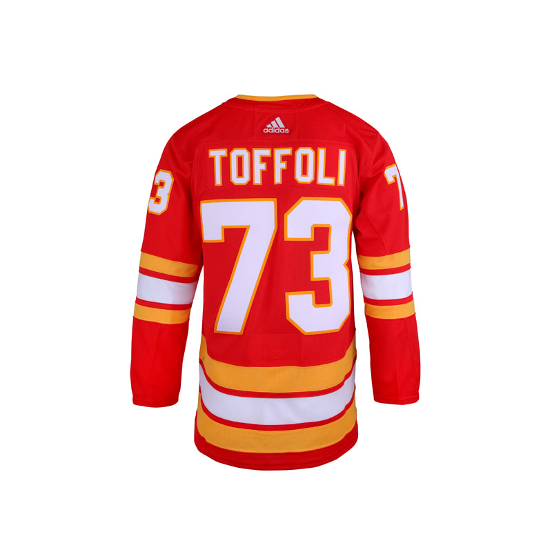 ANY NAME AND NUMBER CALGARY FLAMES HOME OR AWAY AUTHENTIC ADIDAS