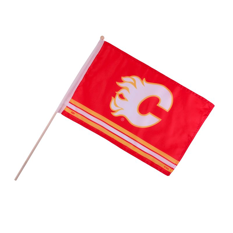 Flames Mini Retro Logo Flag