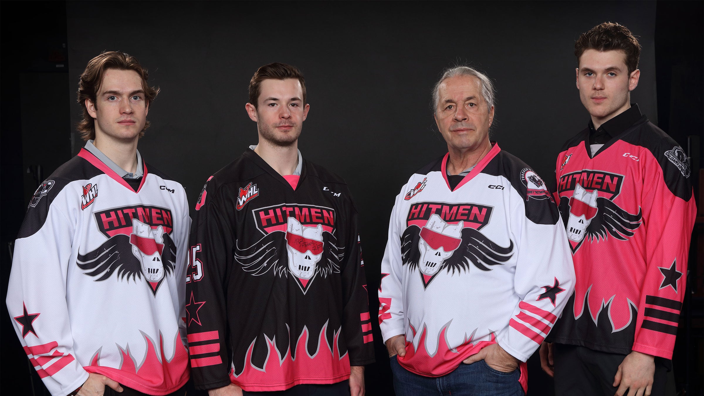 Calgary Hitmen release special pink Bret Hitman Hart jersey