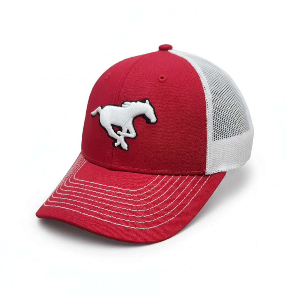 Stamps Youth Cross Solid Mesh Cap