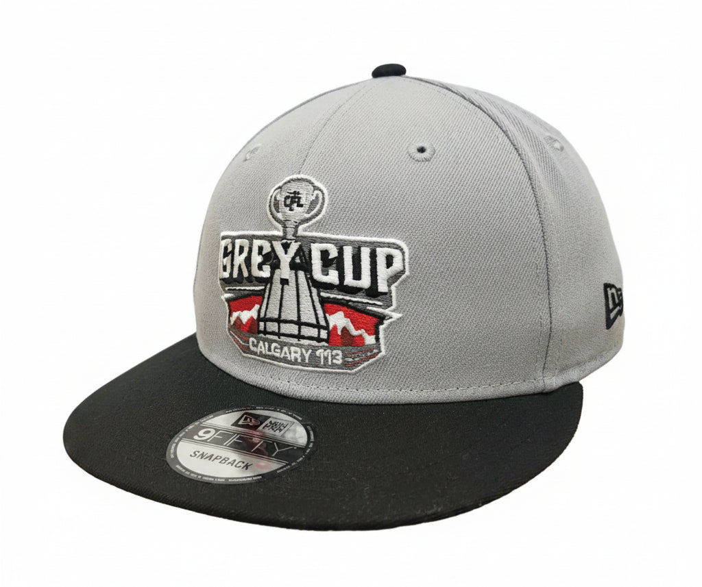 Grey Cup 113 New Era 950 Grey/Blk Cap
