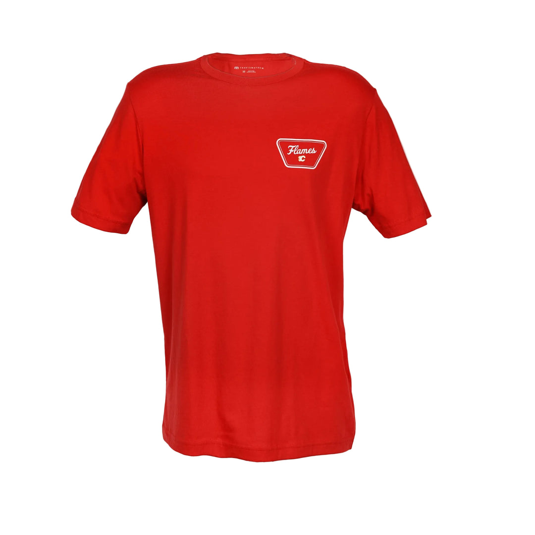 Flames TM Pompeian Red Tee
