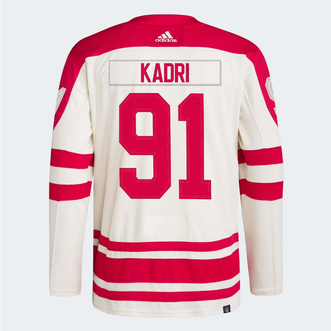 Nazem Kadri Calgary Flames Adidas Primegreen Authentic NHL Hockey Jersey - Home / XXXL/60