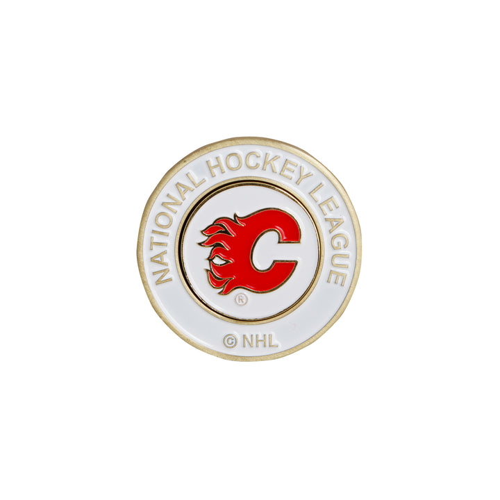 Flames Golf Ball Marker Medallion