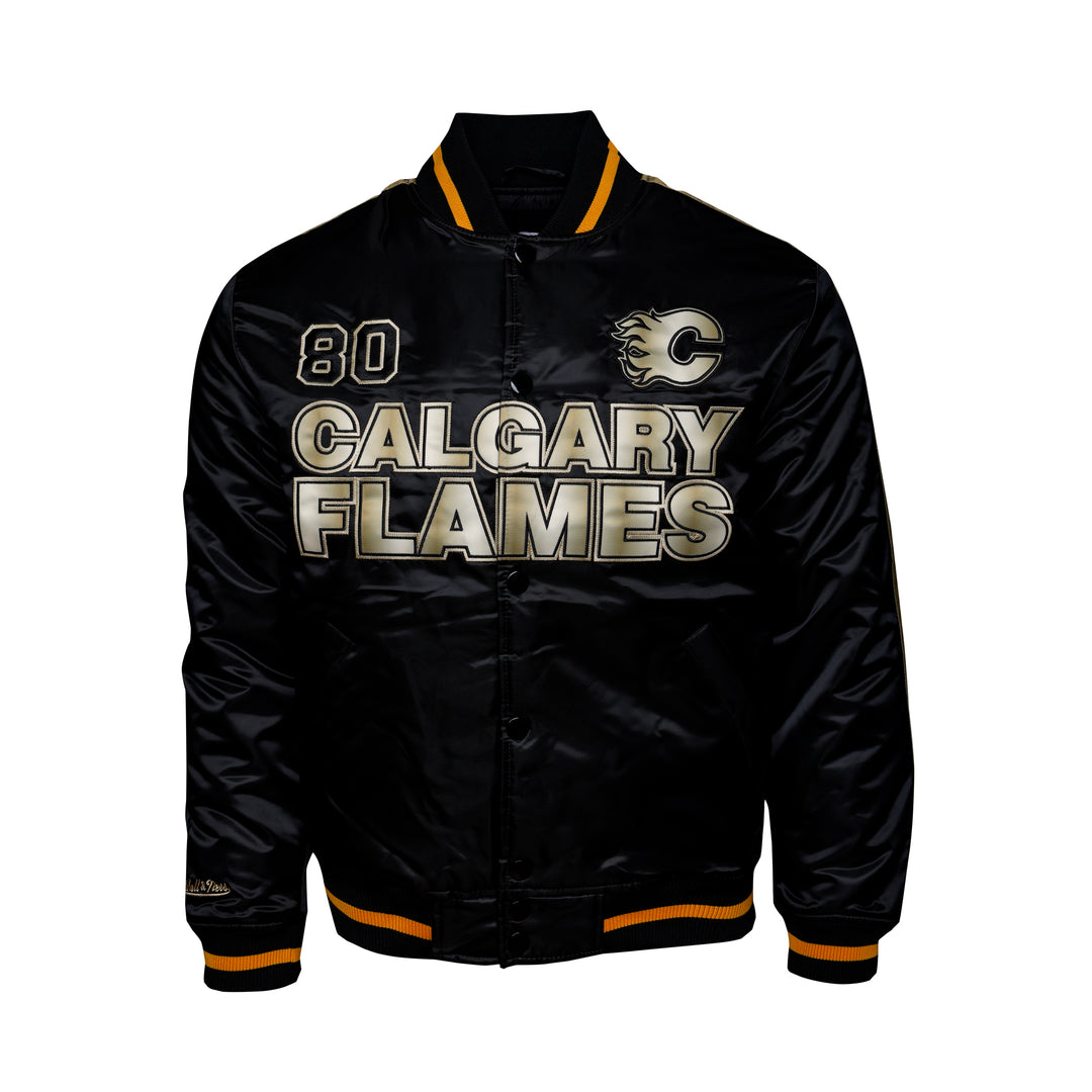 Flames M&N Golden Egg Satin Jacket