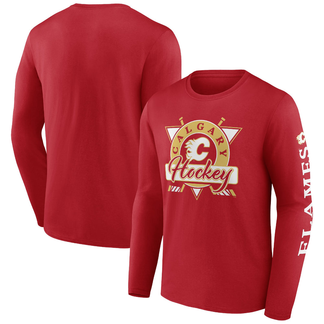 Flames Fanatics Rinkside Trifecta Longsleeve T-Shirt