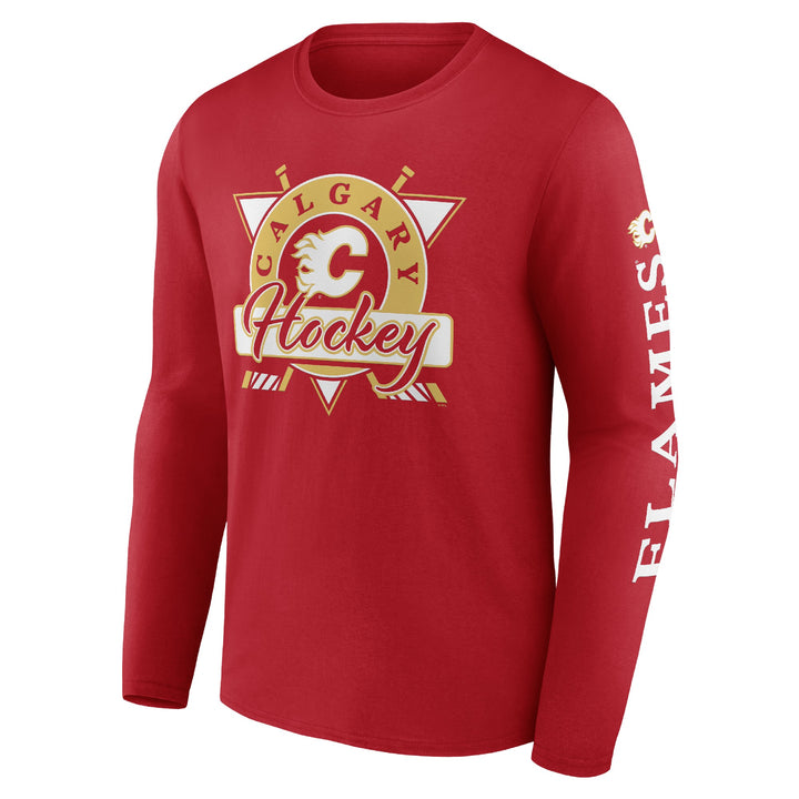 Flames Fanatics Rinkside Trifecta Longsleeve T-Shirt