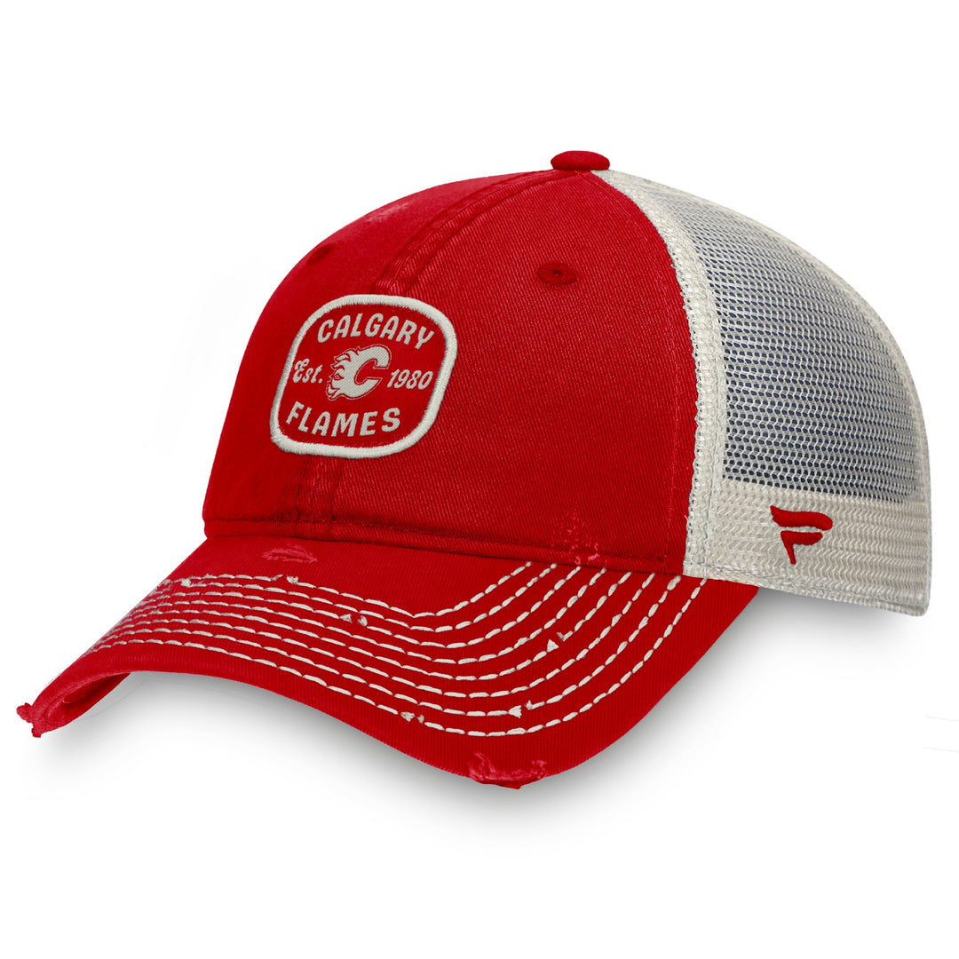 Flames Fanatics Heritage Unstruc Trucker Cap