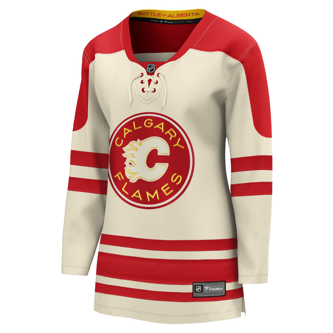 Calgary Flames Heritage Classic Jersey Reveal: Retro White It Is