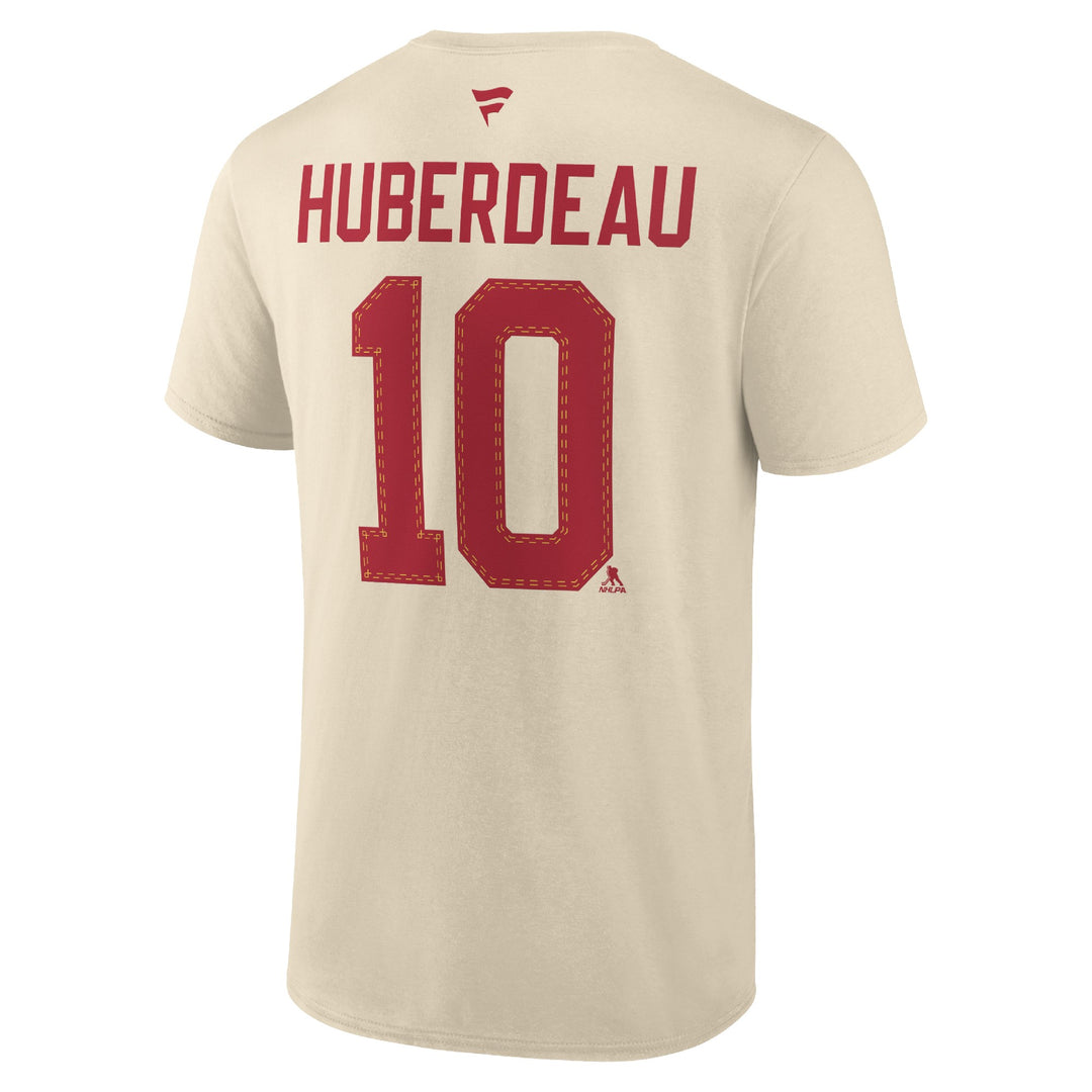 Youth Calgary Flames Jonathan Huberdeau Cream 2023 NHL Heritage Classic  Premier Player Jersey