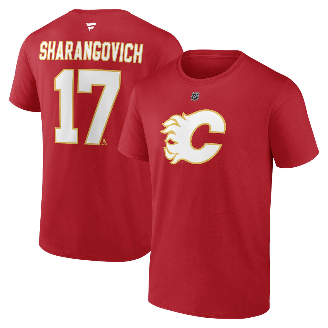 Flames Fanatics Retro Sharangovich Player T-Shirt