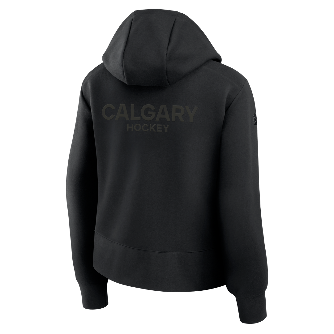 Flames Ladies Fanatics AP25 Road 1/4 Zip Hood