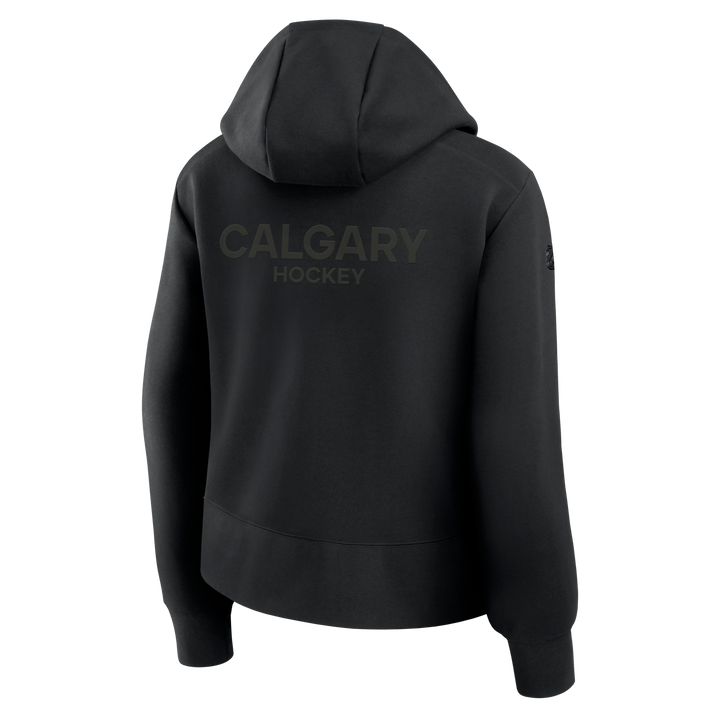 Flames Ladies Fanatics AP25 Road 1/4 Zip Hood