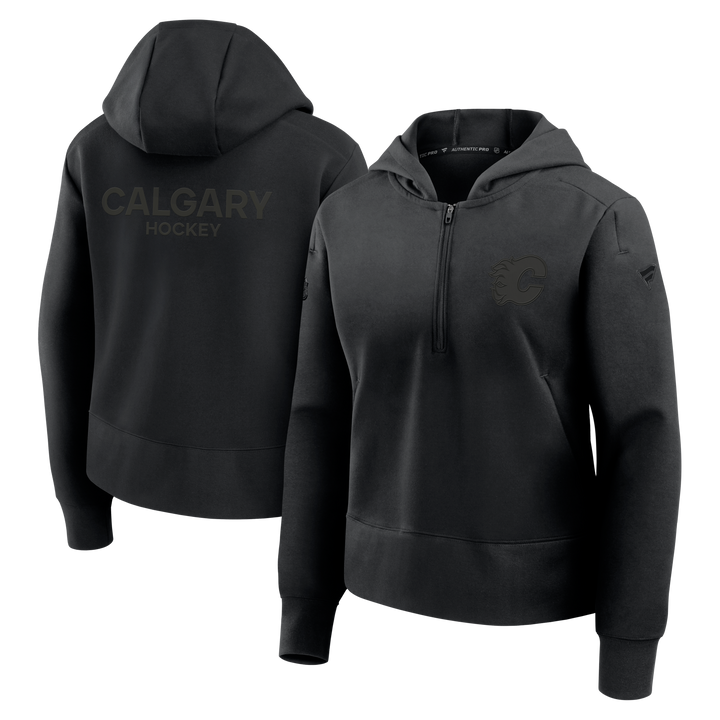 Flames Ladies Fanatics AP25 Road 1/4 Zip Hood
