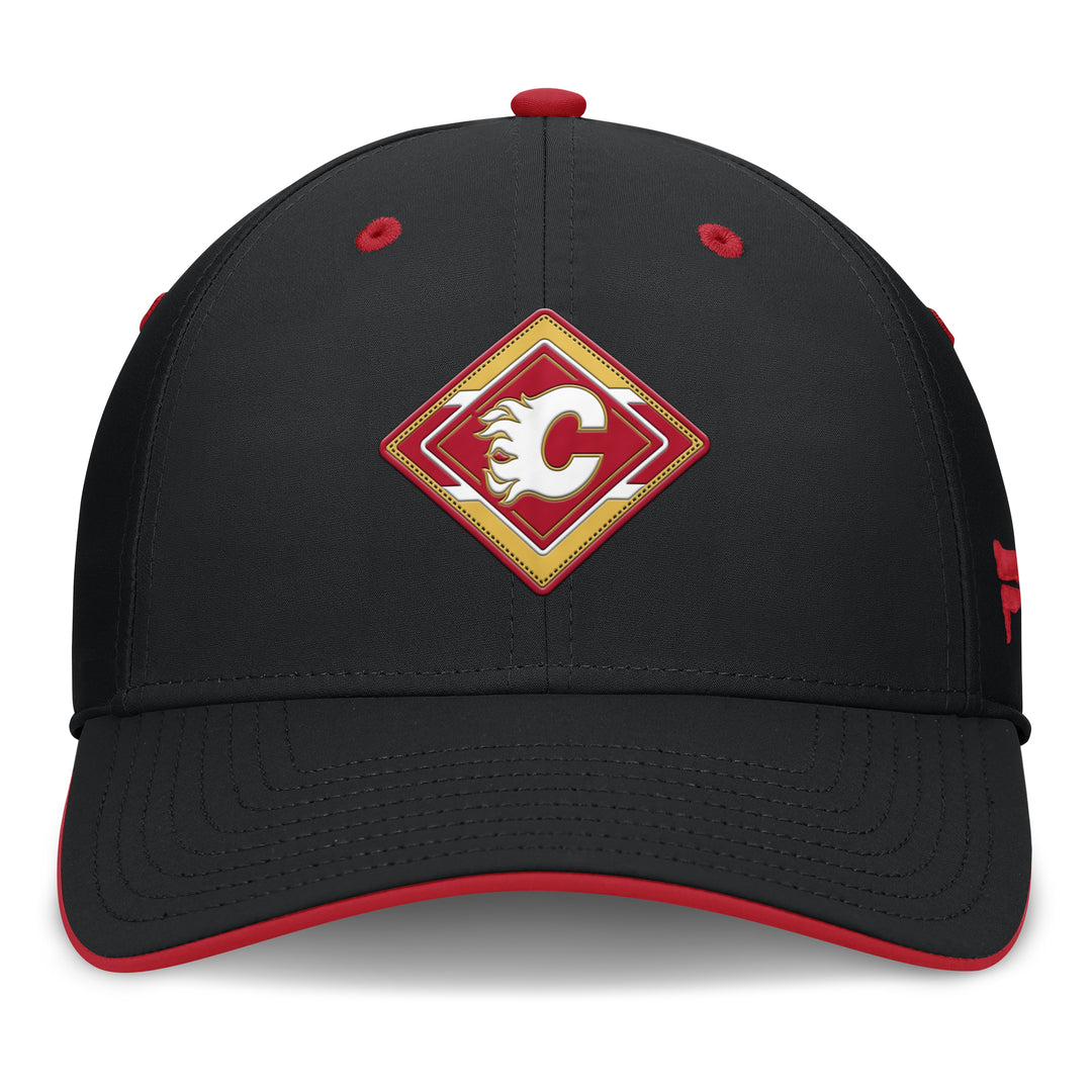Flames Fanatics AP25 Rink 5 Diamond Logo Stretch Cap