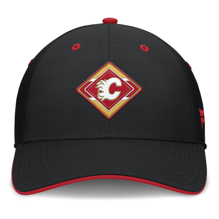 Flames Fanatics AP25 Rink 5 Diamond Logo Stretch Cap